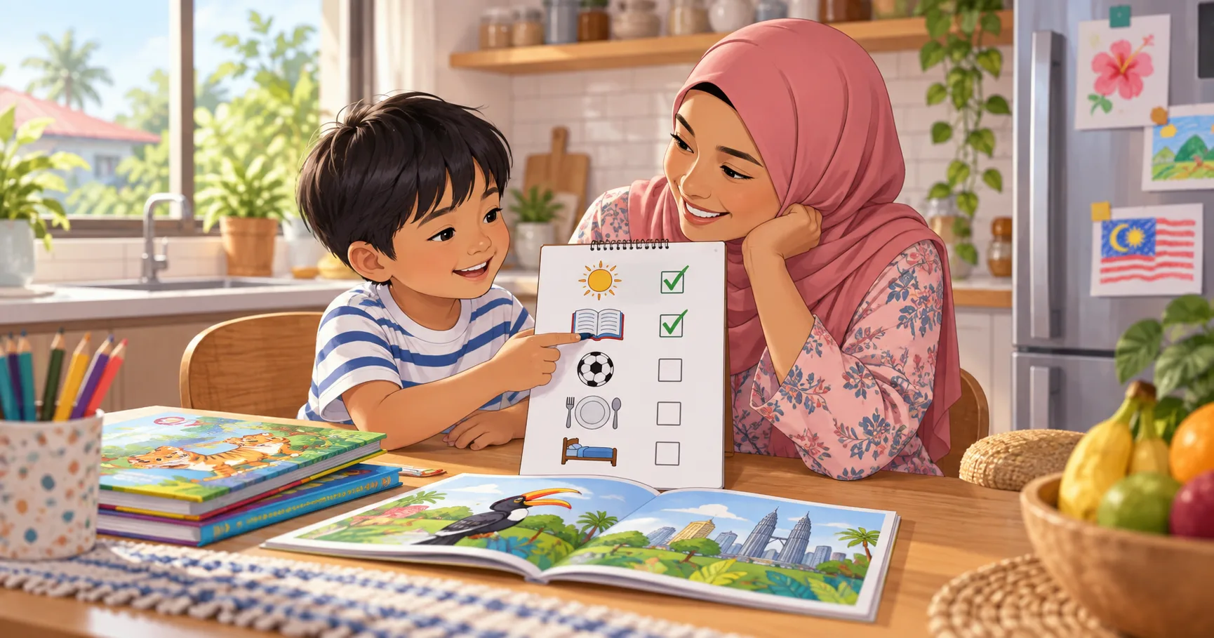 ibu bapa Malaysia menilai pusat tuisyen